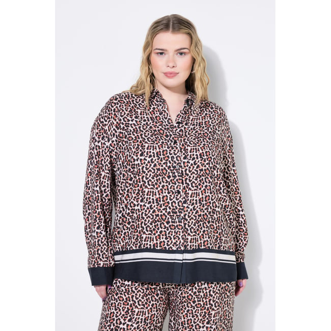 Chemisier oversize beige clair <span itemprop=