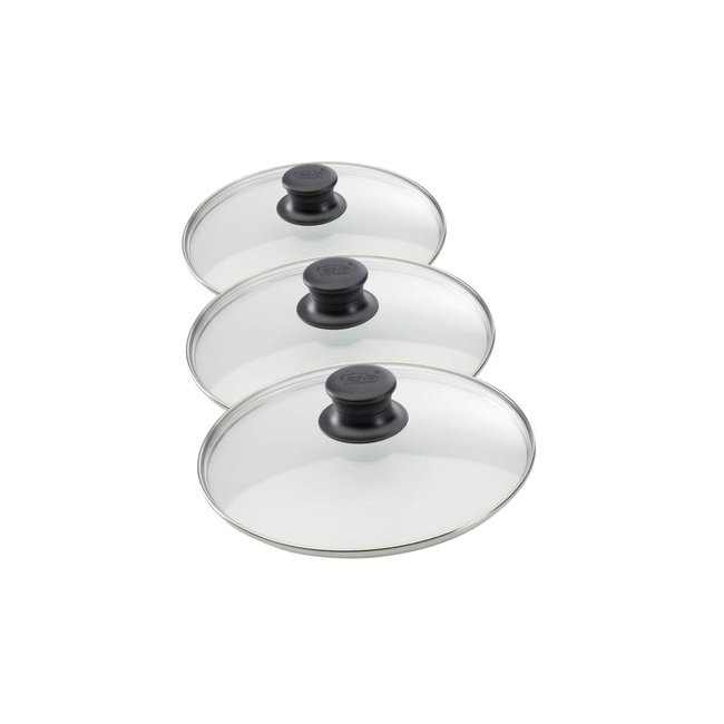 Set de 3 couvercles de cuisson transparent <span itemprop=