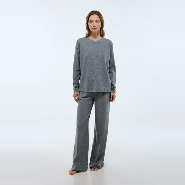 T-shirt uni en coton et modal - MONOPRIX