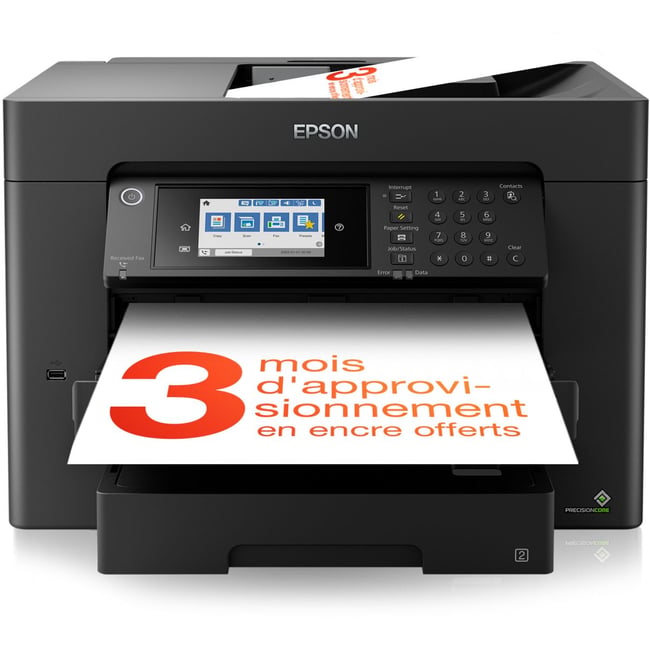 Imprimante jet d'encre WorkForce WF-7840DTWF - EPSON