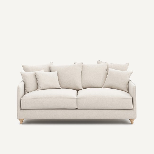 3-zitsbank in gemêleerd canvas, LAZARE <span itemprop=