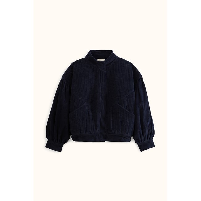 Veste en velours côtelé, VIVY indigo <span itemprop=