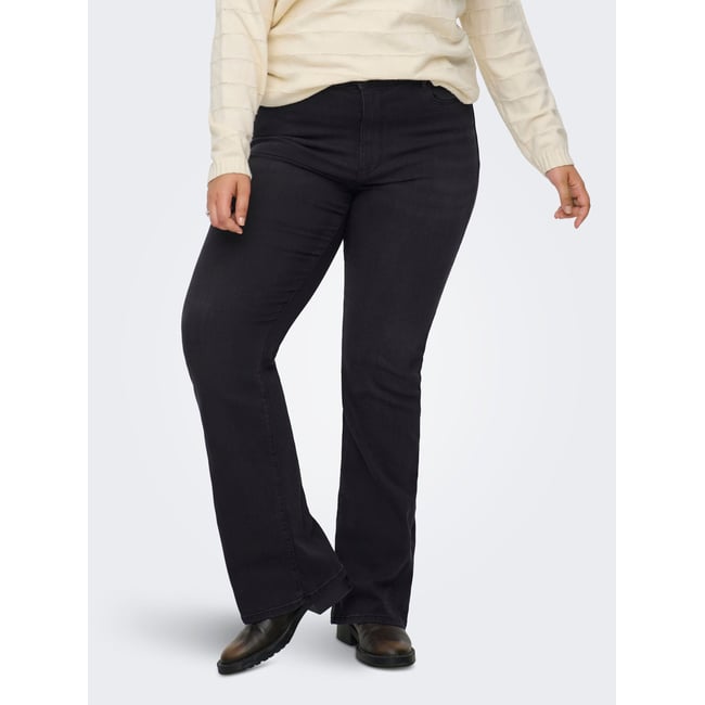 Jean Flared washed black <span itemprop=