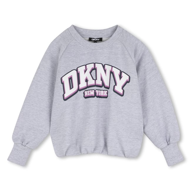Sweat gris chine <span itemprop=
