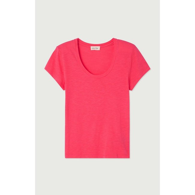 T-shirt de mangas curtas, decote em U, JACKSONVILLE rosa <span itemprop=
