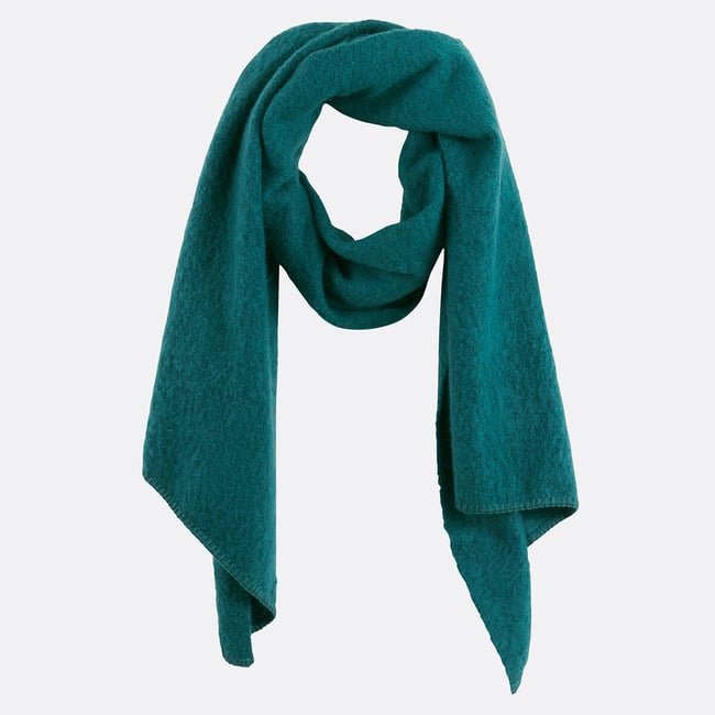 Echarpe longue Pyron bleu canard <span itemprop=