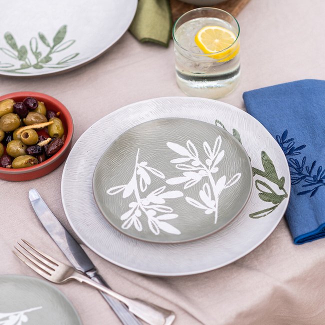 Set of 2 Eden Side Plates, olive, PURER HOME X EDEN PROJECT