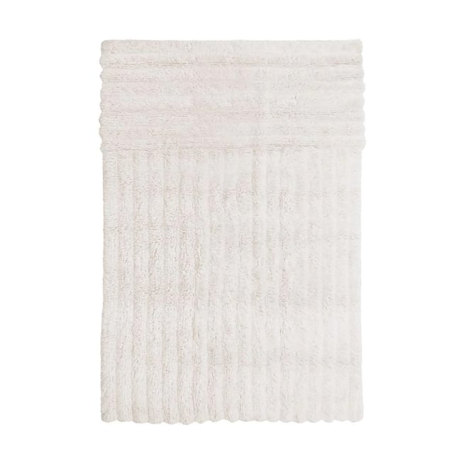 Tapis à laine Rectangulaire Dunes SHEEP OF THE WORLD Couleur blanc <span itemprop=