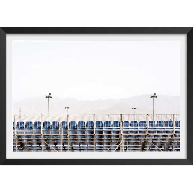 Affiche photo stade de foot. scenes from eilat 2018 - HEXOA