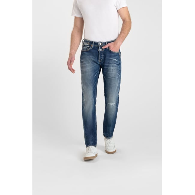Jeans slim stretch 700/11, longueur 34 blue <span itemprop=
