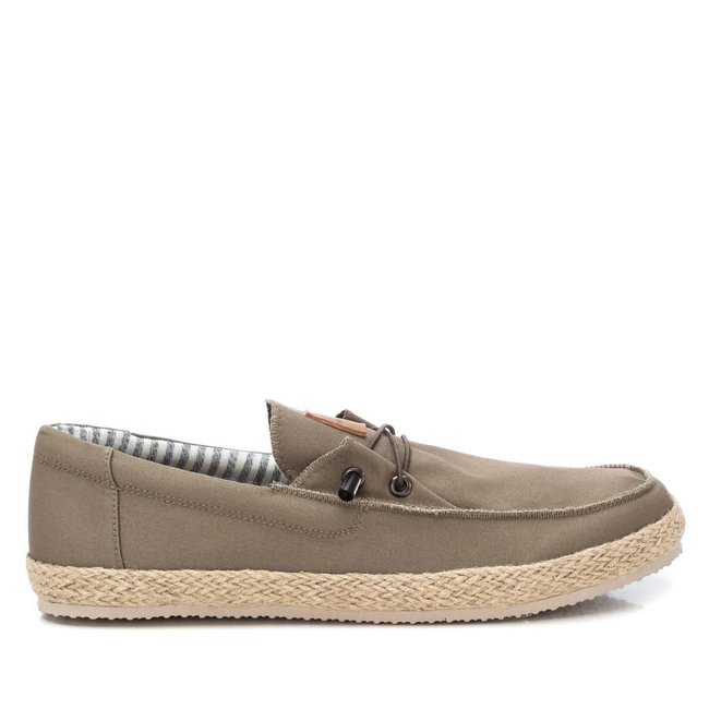 Chaussure Espadrilles Plaine Décontractée Lacets kaki <span itemprop=