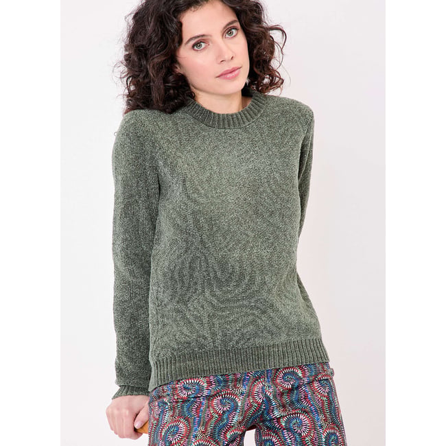 Pull maille duveteuse FALLON - LA FIANCÉE