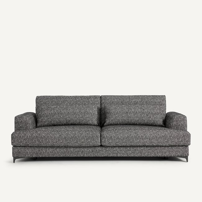 Sofá-cama, de 4 lugares, em malha borboto, Marsile - AM.PM