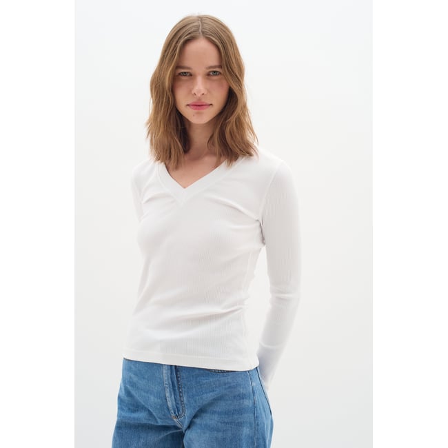 Jersey top blanc pure white <span itemprop=