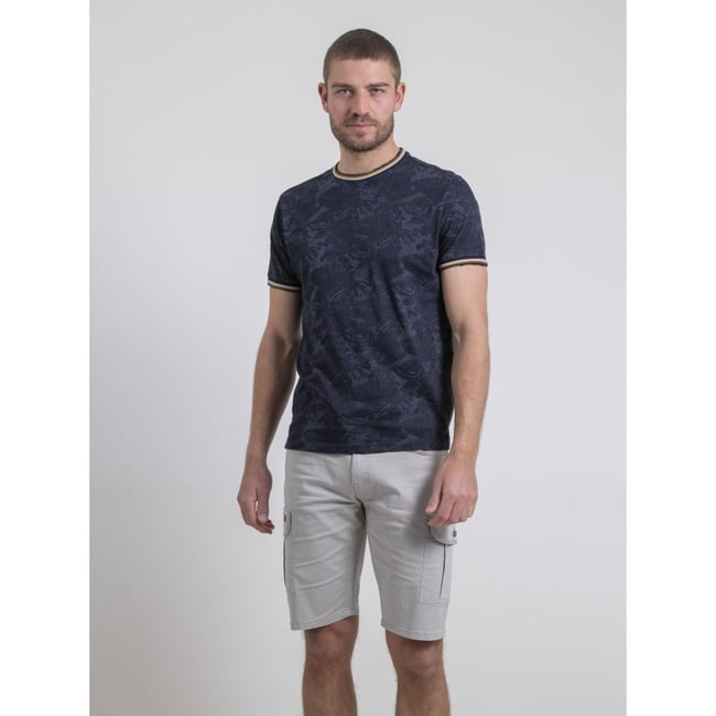 T-shirt Col Rond Pur Coton Nadomax v002232 <span itemprop=