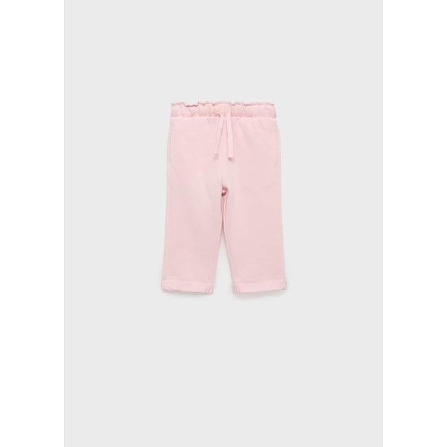 Pantalon coton taille élastique - MANGO BABY