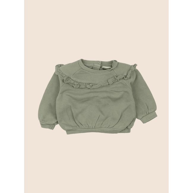 Sweat - Très bon état vert <span itemprop=