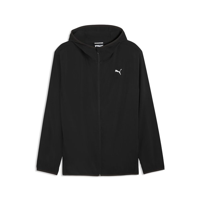 Veste zippée à capuche, training noir <span itemprop=