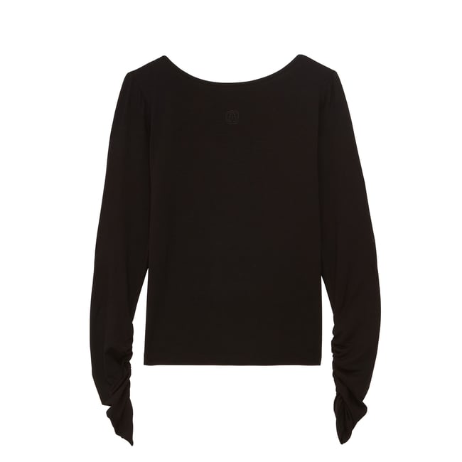 Top Line en viscose noir <span itemprop=