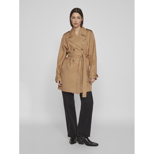 Avec ceinture Trench tigers eye <span itemprop=