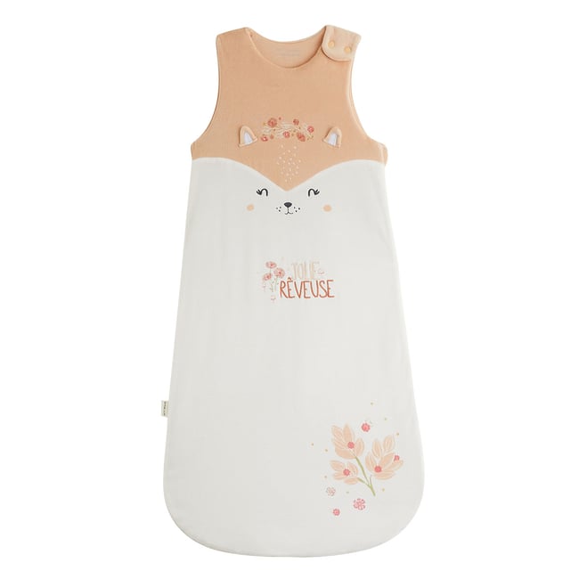Gigoteuse TOG2 en velours Petite Rêveuse ecru <span itemprop=