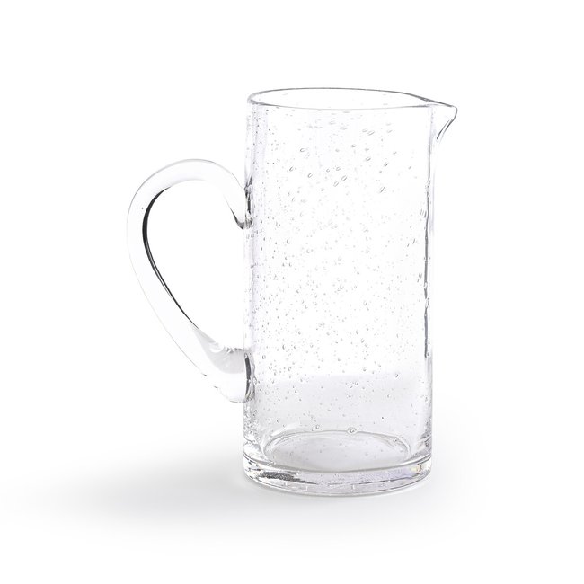 Carafe en verre bullé, Faraji Couleur transparent <span itemprop=