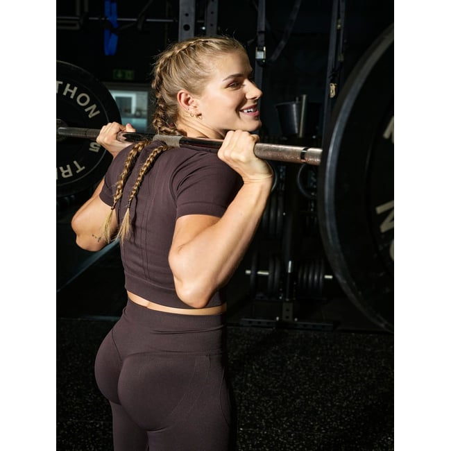 Legging marron - chocolate torte <span itemprop=