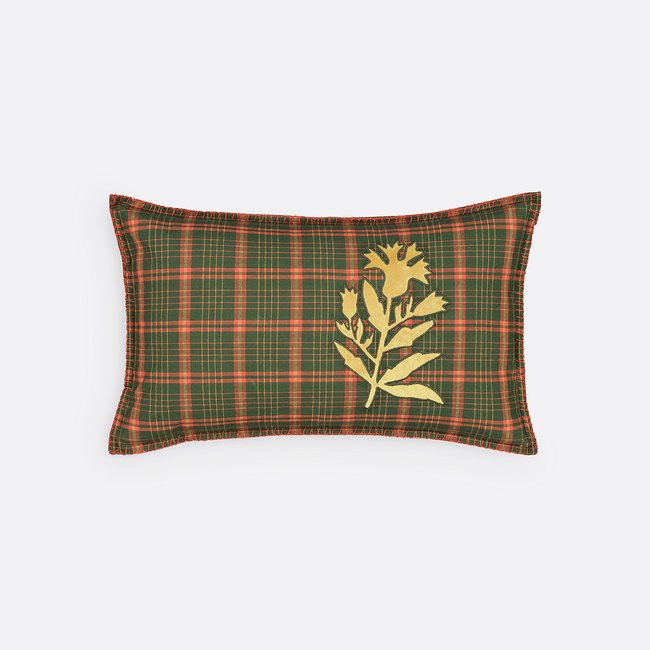Tildary Rectangular Tartan Cushion Cover, khaki, LA REDOUTE INTERIEURS