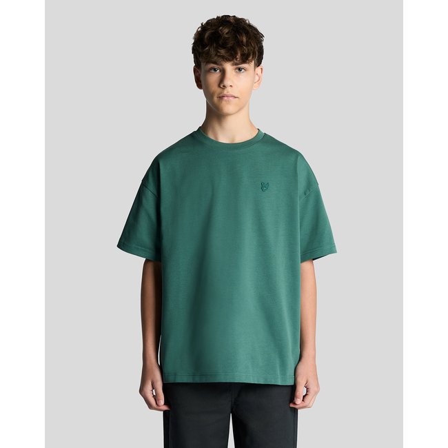 T-shirt épais décontracté vert everglade <span itemprop=