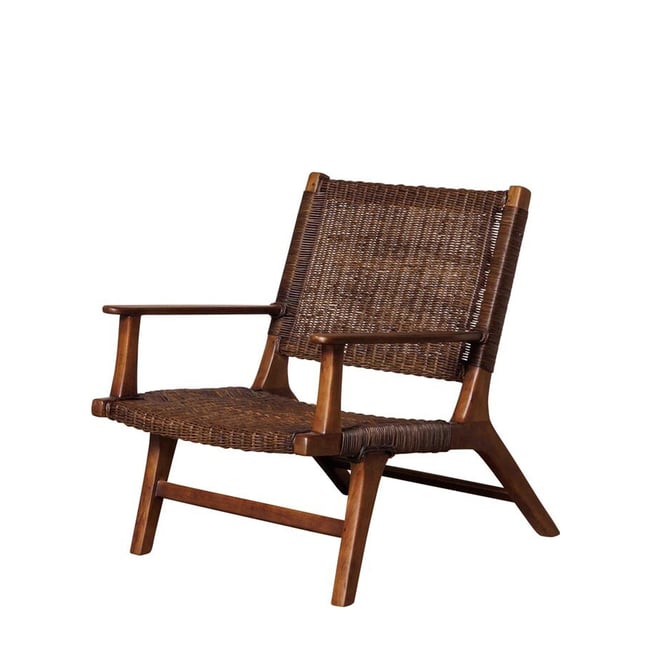Fauteuil en rotin OTIS Couleur marron <span itemprop=