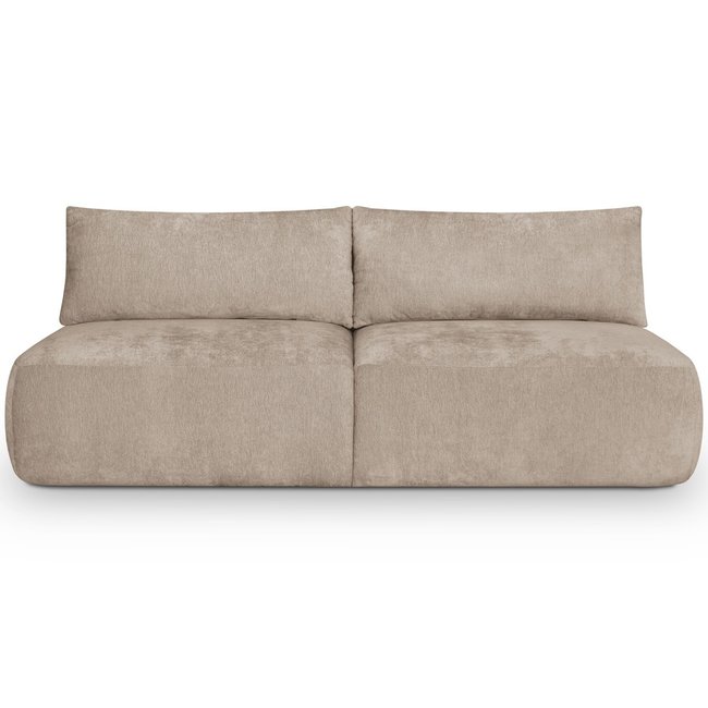 Canapé convertible 3 places en tissu chenille - JASPER - HOMIFAB