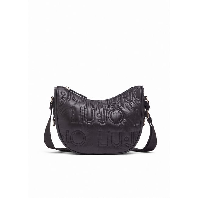 Sac à bandoulière format moyen en nylon mat - LIU JO