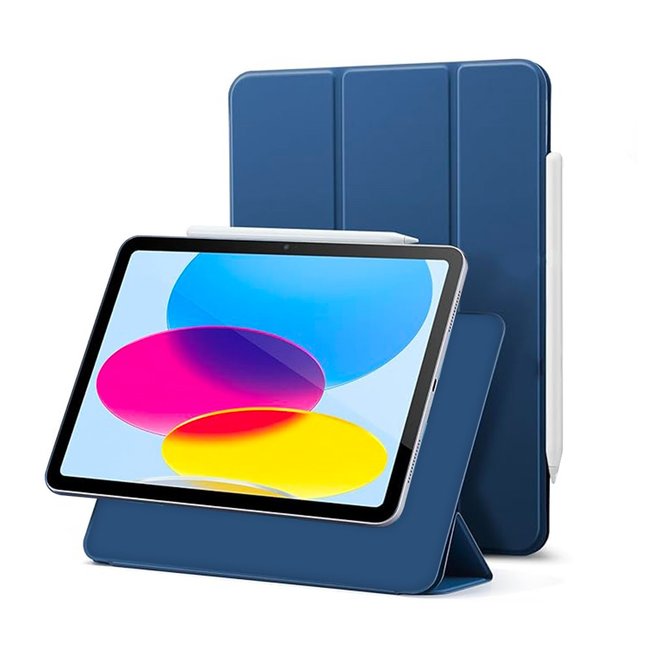 Etui iPad 10.9 Pouces 10ème Génération (2022) bleu <span itemprop=