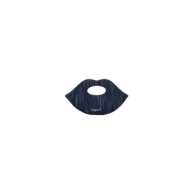 Petit sac lèvres bleu <span itemprop=