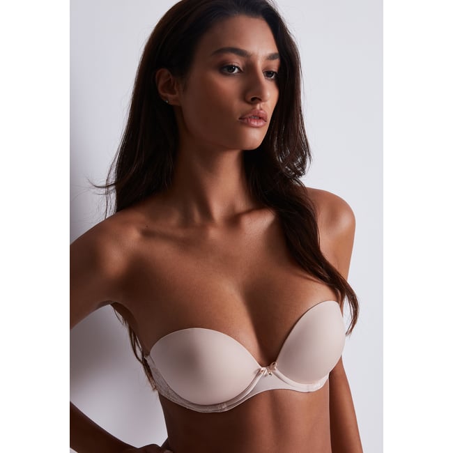 Soutien-Gorge bandeau coque confort Sweetessence rose <span itemprop=