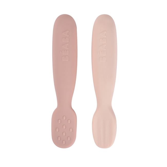 Lot de 2 pré-cuillères silicone 4 mois+ - BEABA