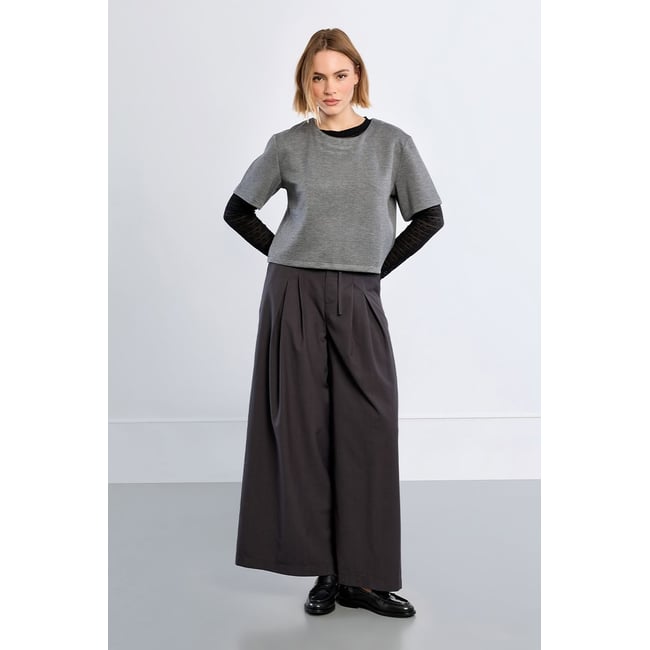 Pantalon baggy, à pinces - LILI SIDONIO