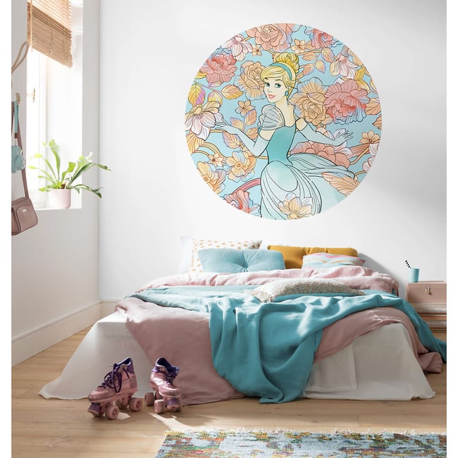 Papel de parede DOT, Cinderella Pastel Dreams, da Interelife multicolor <span itemprop=