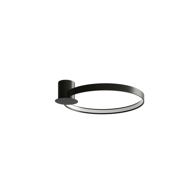 Plafonnier Aluminium Noir LED 1 Rio Couleur noir <span itemprop=
