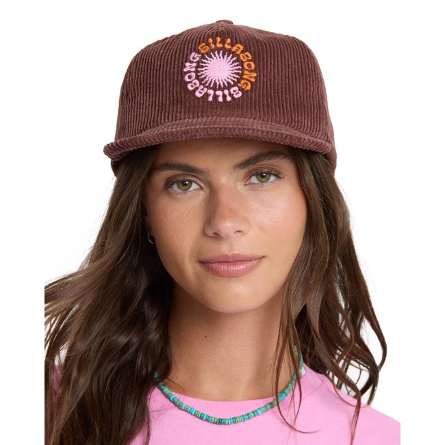 Casquette GRANDPA CORD marron esspresso <span itemprop=