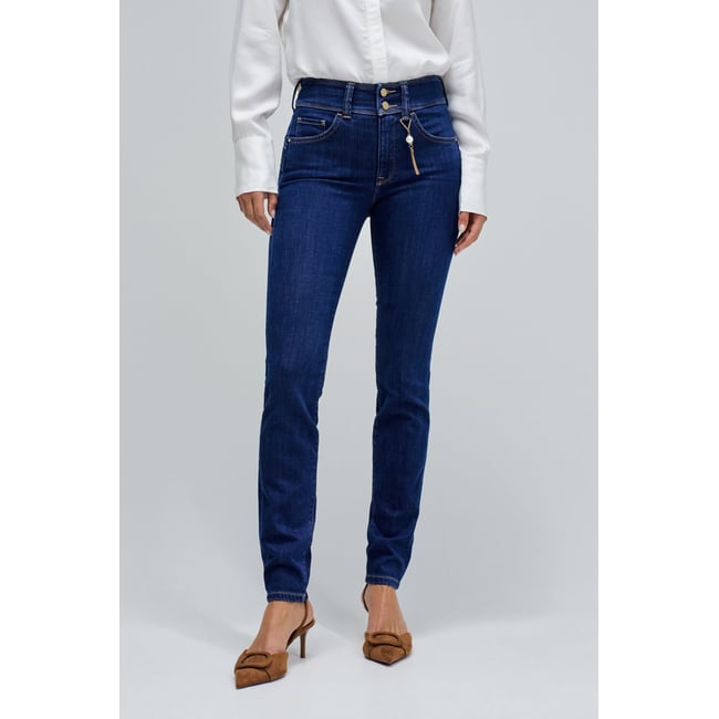 JEAN SECRET PUSH IN SKINNY bleu denim <span itemprop=