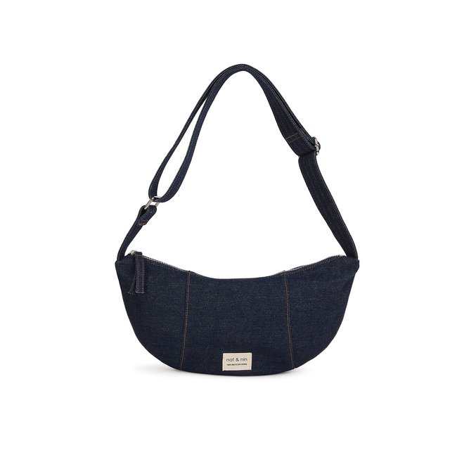 Sac banane en coton LUCE noir <span itemprop=