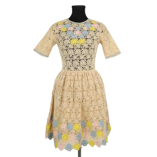 Robe - Très Bon État beige <span itemprop=