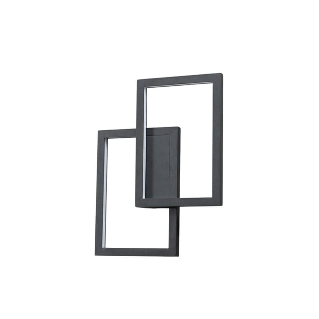 Applique art déco avec LED intégrées - TAAVI Couleur noir <span itemprop=