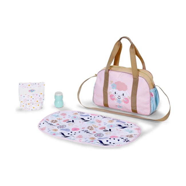 Baby Born Sac à langer Fleurs multicolore <span itemprop=