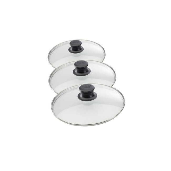 Set de 3 couvercles de cuisson transparent <span itemprop=