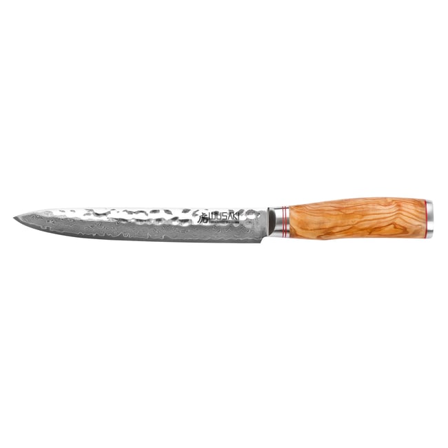 Couteau trancheur damas 10Cr 20cm v002237 <span itemprop=