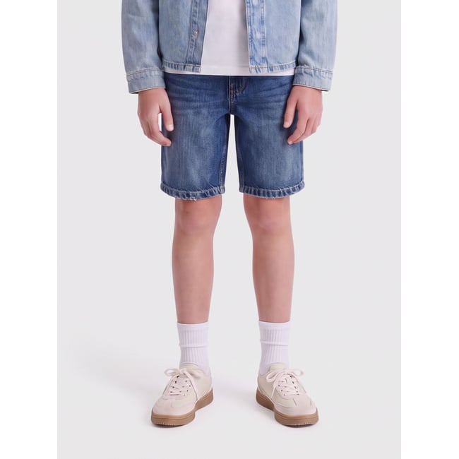 Short En Denim medium blue denim <span itemprop=