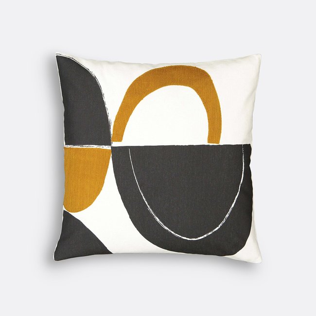 Comoe Embroidered Cushion Cover, multi-coloured, LA REDOUTE INTERIEURS