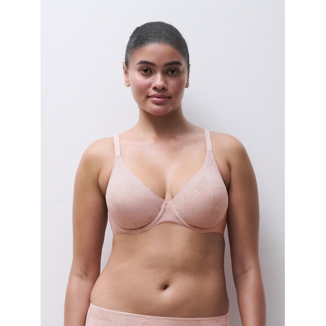 Soutien-gorge moulé emboîtant OSMOSE vieux rose <span itemprop=